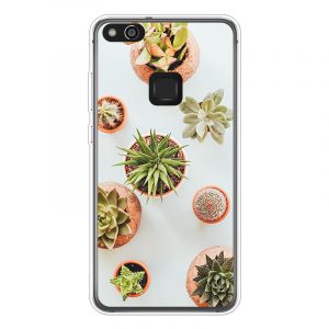 Huawei P10 Lite Soft case (back printed, transparent)