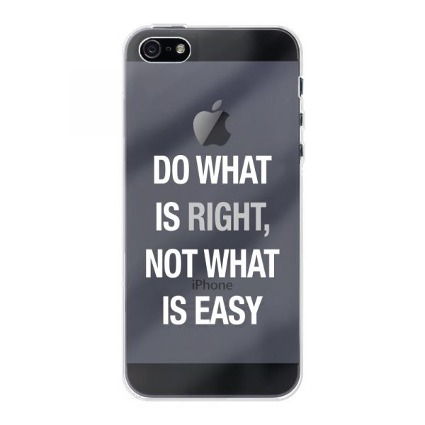 Apple iPhone 5/5s/SE (2016) Soft case (back printed, transparent)