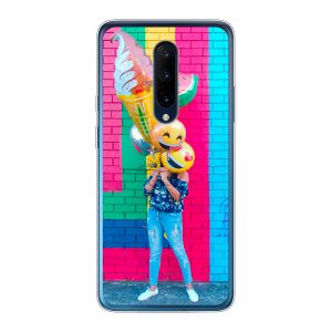 OnePlus 7 Pro Soft case (back printed, transparent)