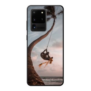Samsung Galaxy S20 Ultra Soft case (back printed, black)