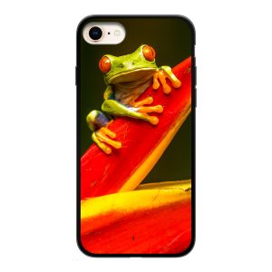 Apple iPhone 7/8/SE (2020) Soft case (back printed, black)