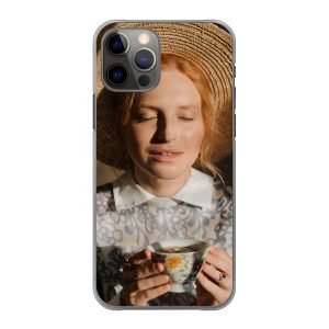 Apple iPhone 12 / iPhone 12 Pro Hard case (back printed, transparent)
